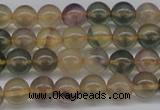 CFL1102 15.5 inches 8mm round yellow fluorite gemstone beads