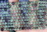 CFL1150 15.5 inches 4mm round fluorite gemstone beads