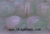 CFL1205 15.5 inches 13*18mm rice green fluorite gemstone beads