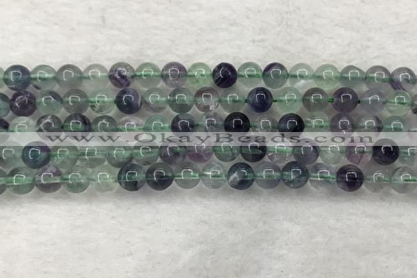 CFL1451 15.5 inches 6mm round fluorite beads wholesale