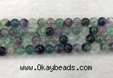 CFL1453 15.5 inches 10mm round fluorite beads wholesale