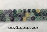 CFL1454 15.5 inches 12mm round fluorite beads wholesale