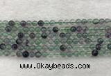 CFL1460 15.5 inches 4mm round A grade fluorite gemstone beads