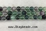 CFL1476 15.5 inches 14mm round AA grade fluorite gemstone beads