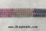 CFL1489 15.5 inches 6mm round rainbow fluorite gemstone beads