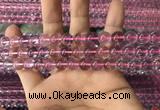 CFL1497 15.5 inches 8mm round purple fluorite gemstone beads