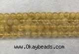 CFL1509 15.5 inches 10mm round yellow fluorite gemstone beads