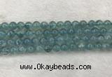 CFL1516 15.5 inches 8mm round blue fluorite gemstone beads