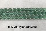 CFL1525 15.5 inches 12mm round green fluorite gemstone beads