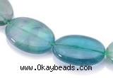 CFL20 10*14mm oval A- grade natural fluorite beads Wholesale