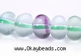 CFL45 4*6mm roundel B grade natural fluorite beads Wholesale