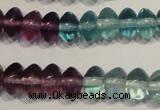 CFL561 15.5 inches 4*6mm rondelle fluorite gemstone beads wholesale