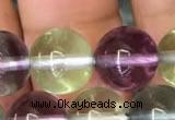 CFL583 15.5 inches 10mm round AAAA grade fluorite gemstone beads