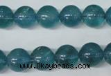 CFL664 15.5 inches 12mm round AB grade blue fluorite beads wholesale