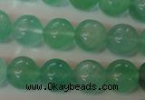 CFL855 15.5 inches 14mm round green fluorite gemstone beads