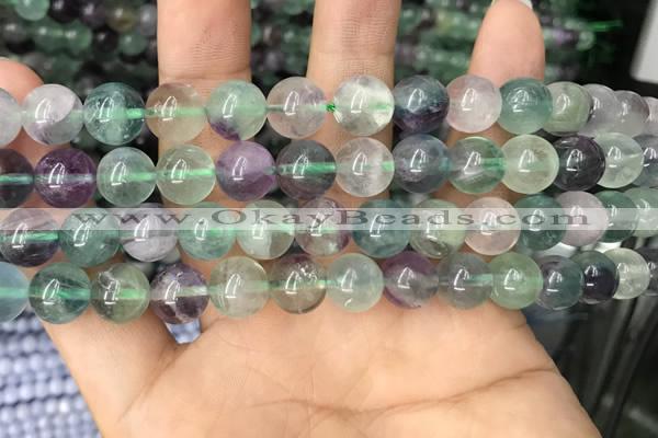 CFL926 15.5 inches 10mm round fluorite beads wholesale