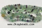 CFL930 15.5 inches 6mm - 12mm round fluorite graduated beads