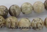 CFS05 15.5 inches 16mm round natural feldspar gemstone beads