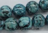 CFS106 15.5 inches 16mm round blue feldspar gemstone beads