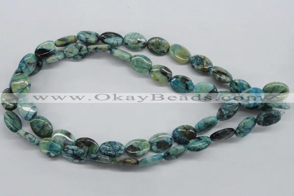 CFS110 15.5 inches 12*16mm oval blue feldspar gemstone beads