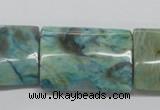 CFS117 15.5 inches 20*30mm rectangle blue feldspar gemstone beads