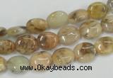 CFS201 15.5 inches 8*10mm oval natural feldspar gemstone beads