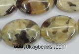 CFS203 15.5 inches 18*25mm oval natural feldspar gemstone beads