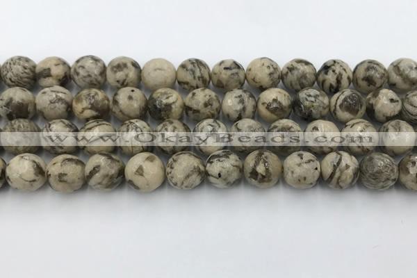 CFS411 15.5 inches 10mm faceted round feldspar beads wholesale