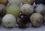 CFW07 15.5 inches 16mm faceted round flower jade beads wholesale