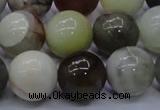 CFW17 15.5 inches 16mm round flower jade beads wholesale