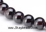 CGA02 10mm round natural garnet gemstone beads Wholesale