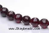 CGA20 15.5 inches 4.5mm faceted round natural garnet gemstone beads Wholesa