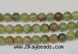 CGA202 15.5 inches 6mm round natural green garnet beads