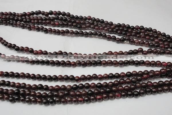 CGA464 15.5 inches 3mm round natural red garnet beads wholesale