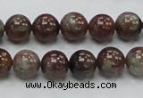 CGA50 15.5 inches 10mm round red green garnet gemstone beads