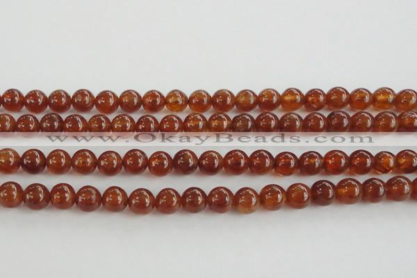 CGA511 15.5 inches 6mm round AA grade yellow red garnet beads