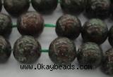 CGA552 15.5 inches 8mm round red green garnet gemstone beads