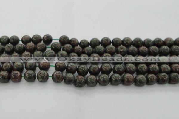 CGA552 15.5 inches 8mm round red green garnet gemstone beads