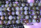 CGA702 15.5 inches 10mm round green garnet beads wholesale