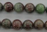 CGA88 15.5 inches 8mm round red green garnet gemstone beads