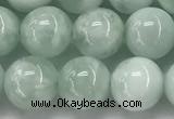 CGA902 15.5 inches 8mm round green angel skin gemstone beads