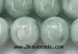 CGA904 15.5 inches 12mm round green angel skin gemstone beads