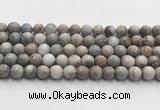 CGA922 15.5 inches 10mm faceted round blue angel skin beads wholesale