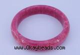 CGB201 Inner diameter 60mm fashion dyed rhodochrosite gemstone bangle