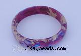 CGB205 Inner diameter 55mm fashion dyed imperial jasper gemstone bangle