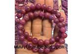 CGB2500 7.5 inches 6mm round ruby gemstone beaded bracelets