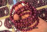 CGB2510 7.5 inches 6mm round ruby zoisite beaded bracelets