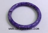 CGB2584 Inner diameter 60mm fashion charoite gemstone bracelet