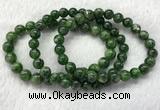 CGB2617 7.5 inches 8mm round diopside quartz beaded bracelets