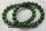 CGB2618 7.5 inches 10mm round diopside quartz beaded bracelets